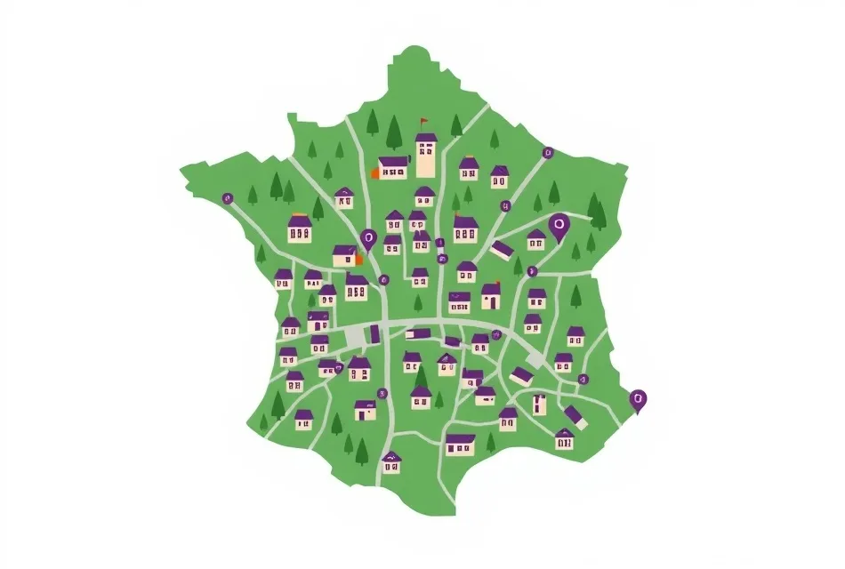 Carte du secteur d'intervention autour de Les Sables-d'Olonne (85100)